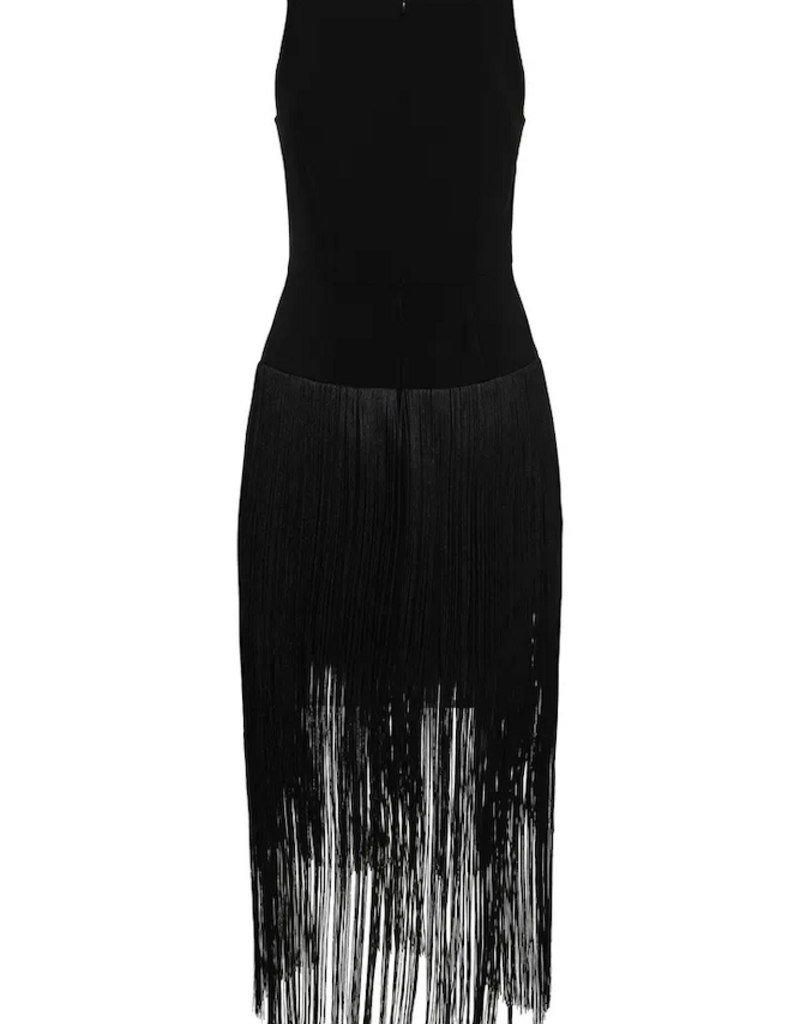 InWear Charleene Fest Fringe Dress in Black