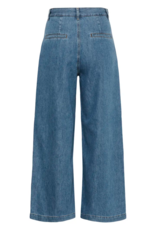 InWear Dophina Wide Denim Trouser in Washed Medium Blue
