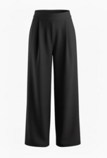 Privilege LuxeFlow Elevated Wide Leg Trouser in Black