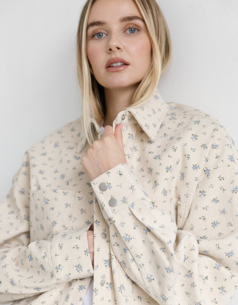 Brunette the Label Shania Jacket in Spring Florals!