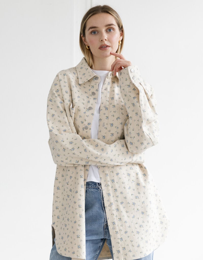 Brunette the Label Shania Jacket in Spring Florals!