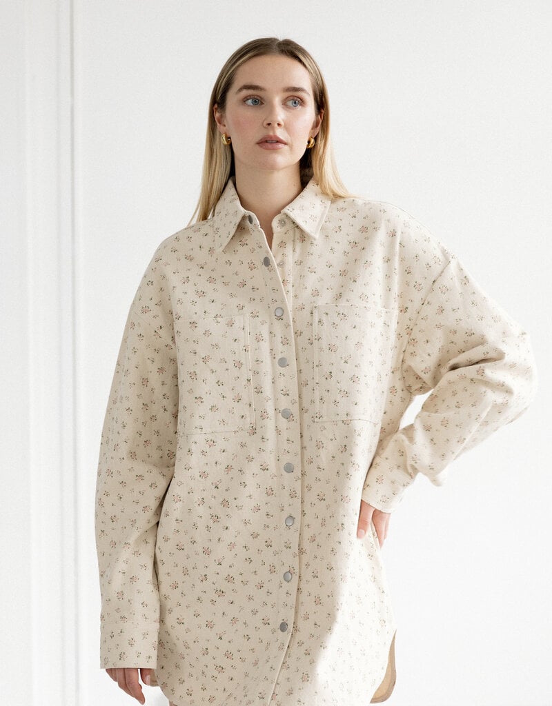 Brunette the Label Shania Jacket in Spring Florals!