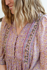 Des Petits Hauts Sonate Long Sleeve Floral Dress