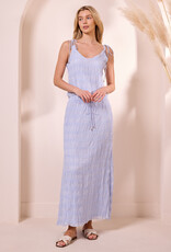 Angel Eye Essen Top and Skirt Set in Blue