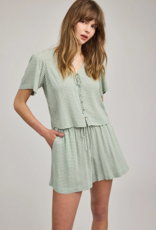 Gentle Fawn Quinn Short in Pistachio Gingham (FINAL SALE)