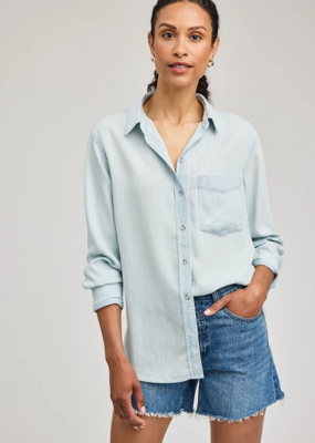 Gentle Fawn Ozzy Button Shirt in Blue Stripe