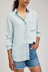 Gentle Fawn Ozzy Button Shirt in Blue Stripe