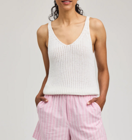 Gentle Fawn Lima Cotton Short in Carnation Stripe