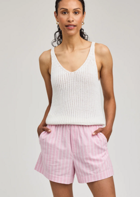 Gentle Fawn Lima Cotton Short in Carnation Stripe