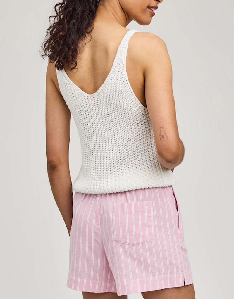 Gentle Fawn Lima 100% Cotton Short in Carnation Stripe