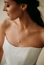 Luna & Stone Delia Double Chain Pearl Necklace