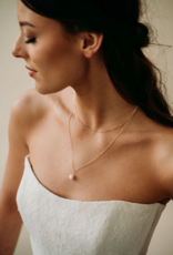 Luna & Stone Delia Double Chain Pearl Necklace
