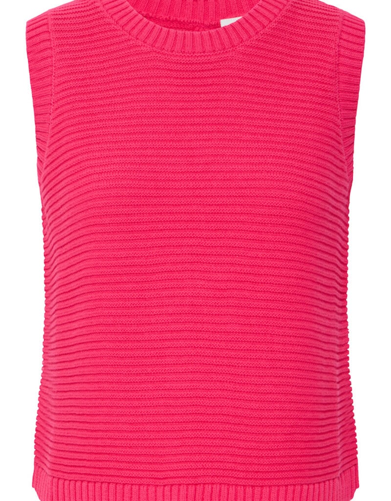 ICHI Dotties 100% Cotton Knit Slipover with Bows