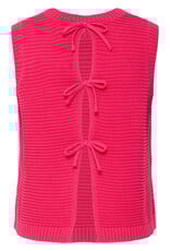 ICHI Dotties 100% Cotton Knit Slipover with Bows