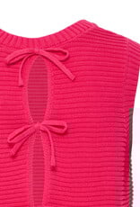 ICHI Dotties 100% Cotton Knit Slipover with Bows