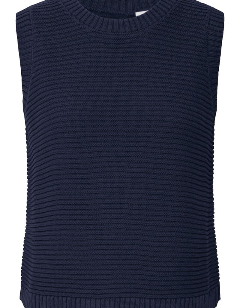 ICHI Dotties 100% Cotton Knit Slipover with Bows