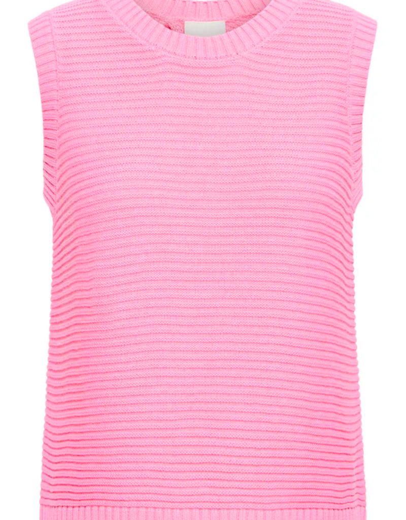 ICHI Dotties 100% Cotton Knit Slipover with Bows