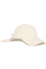 ICHI Adda Cotton Ball Cap in Birch