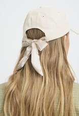 ICHI Adda Cotton Ball Cap in Birch