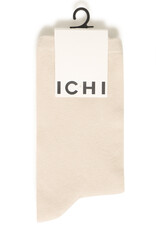ICHI Anya Heart Socks in Birch