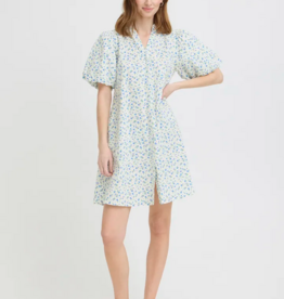 ICHI Qwin Floral Cotton Dress
