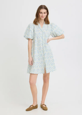 ICHI Qwin Floral Cotton Dress