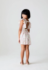 Saltwater Luxe Kids Brammie Mini Dress in Salt Floral