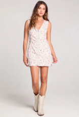 Saltwater Luxe Enya Mini Dress in Salt Floral