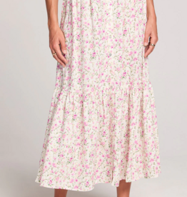 Saltwater Luxe Osiris Maxi Skirt in Salt Floral
