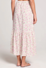Saltwater Luxe Osiris Maxi Skirt in Salt Floral