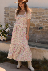 Saltwater Luxe Osiris Maxi Skirt in Salt Floral