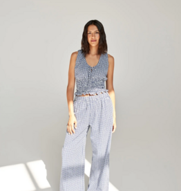 Daily Story Cleo Organic Cotton Gingham Pants *Only One Left - XS*
