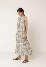 Indi and Cold Joey Printed Sleeveless Top in Khaki