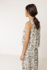 Indi and Cold Joey Printed Sleeveless Top in Khaki