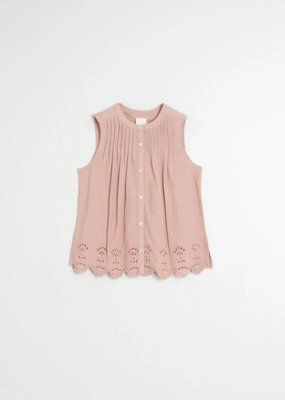 Indi and Cold Gretchen Embroidered Sleeveless Top