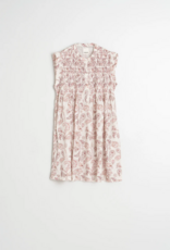 Indi and Cold Audrey Short Smock Dress in Lychee