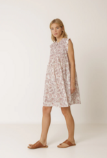 Indi and Cold Audrey Short Smock Dress in Lychee