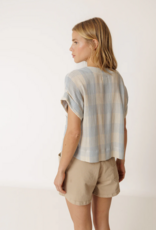 Indi and Cold Witter Gingham Check Shirt in Jasmine