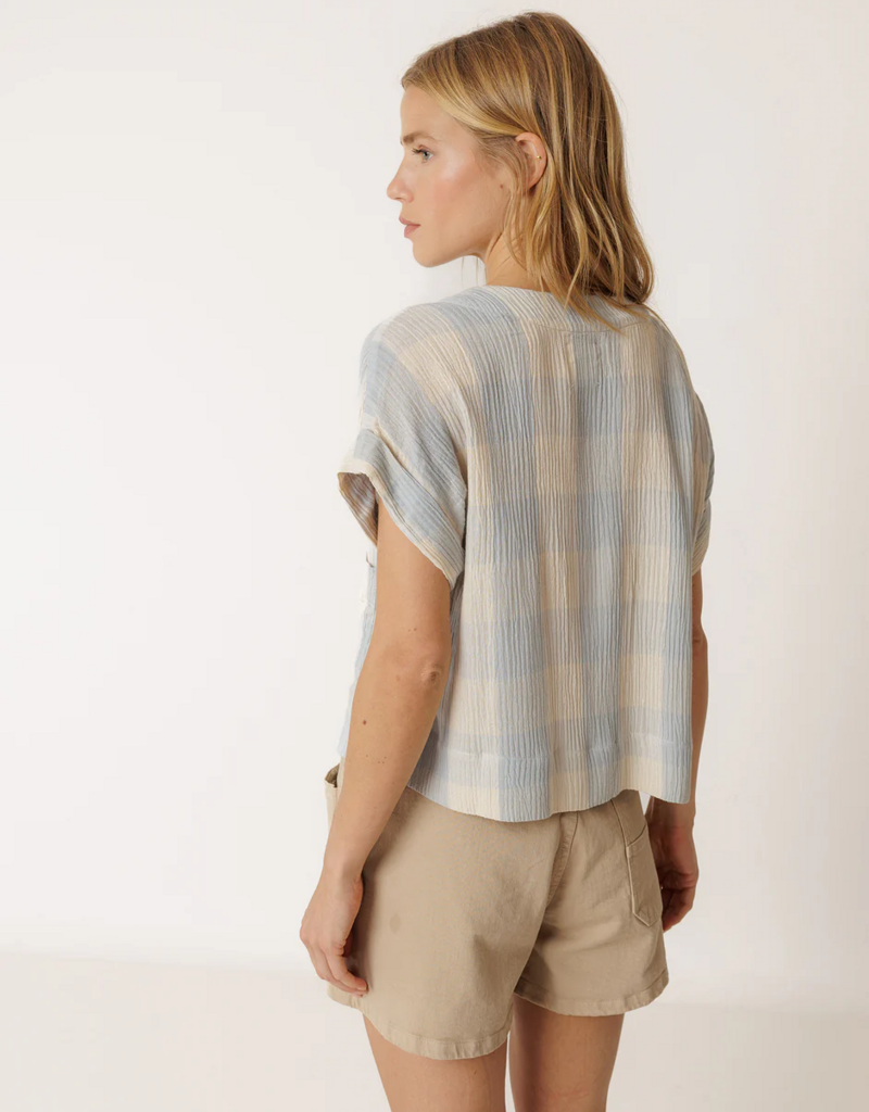 Indi and Cold Witter Gingham Check Shirt in Jasmine