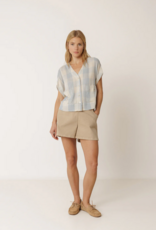 Indi and Cold Witter Gingham Check Shirt in Jasmine