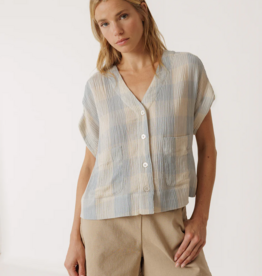 Indi and Cold Witter Gingham Check Shirt in Jasmine