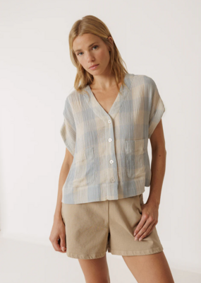 Indi and Cold Witter Gingham Check Shirt in Jasmine