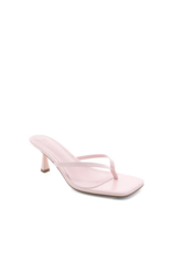Billini Xami Y-Strap Heels in Pink Shine
