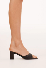 Billini Freda Heels in Chocolate Raffia