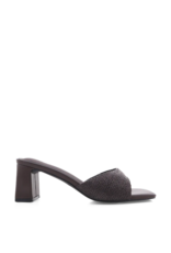 Billini Freda Heels in Chocolate Raffia