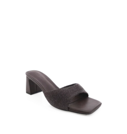 Billini Freda Heels in Chocolate Raffia