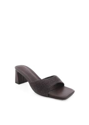 Billini Freda Heels in Chocolate Raffia