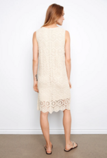 Charlie B Jinny Crochet Sleevless Midi Dress