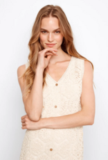 Charlie B Jinny Crochet Sleevless Midi Dress
