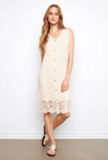 Charlie B Jinny Crochet Sleevless Midi Dress